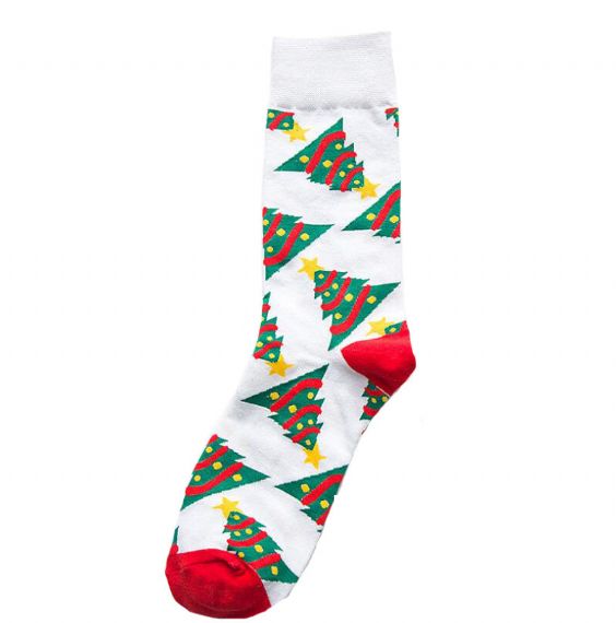 Calcetines de Navidad unisex con estampado completo - HNCS07