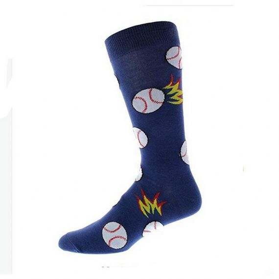 Calcetines de punto para hombre con logotipo personalizado bordado - HNFS14