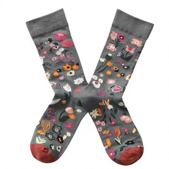Calcetines coloridos personalizados de diseñador para hombres - HNFS2