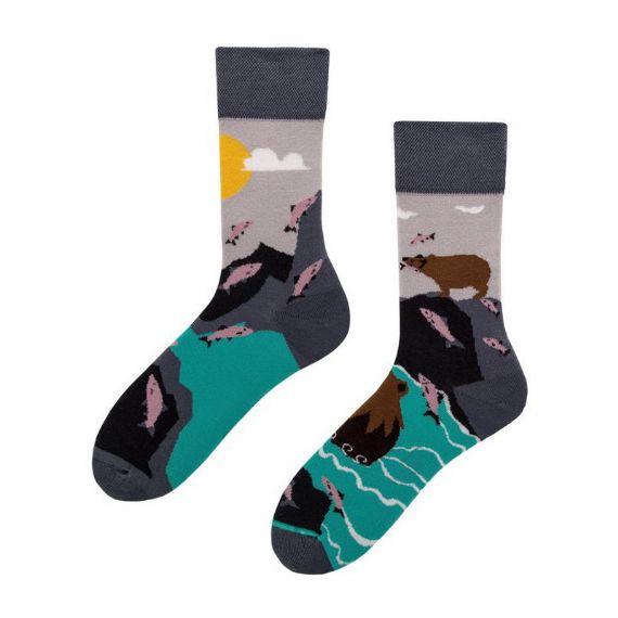 Calcetines navideños únicos para hombre - HNFS3