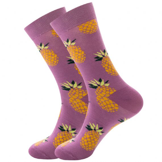 Calcetines divertidos con patrón de frutas al por mayor - HNFS32