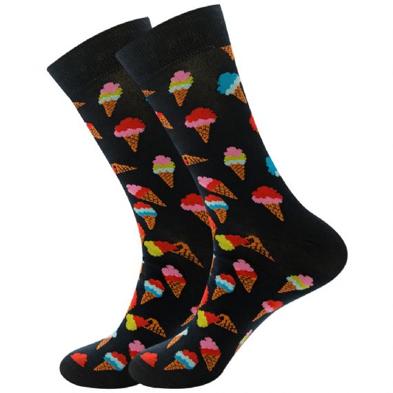 Calcetines divertidos con patrón de frutas al por mayor - HNFS32