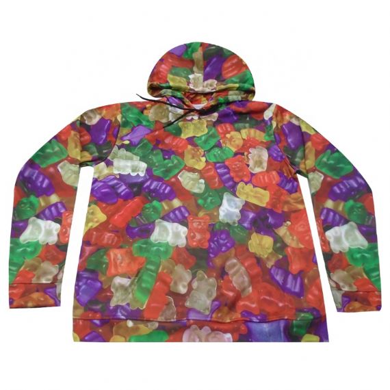 Sudaderas con capucha de sublimación completa Gummy Bear - SPS31
