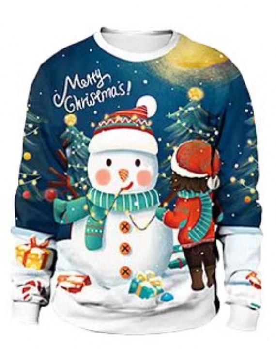 Big Santa Bleach sublimation sudadera con capucha - SPS45