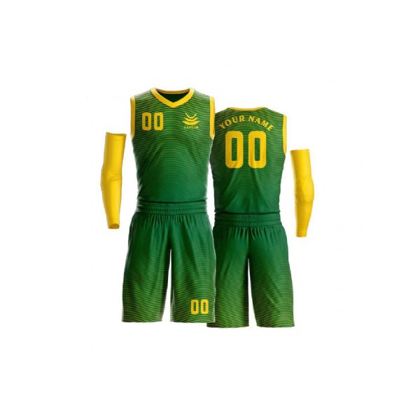 Uniformes de basquete reversíveis sublimados escuros - BA14