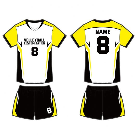 Sublimação de camisa de vôlei de três cores - VO02