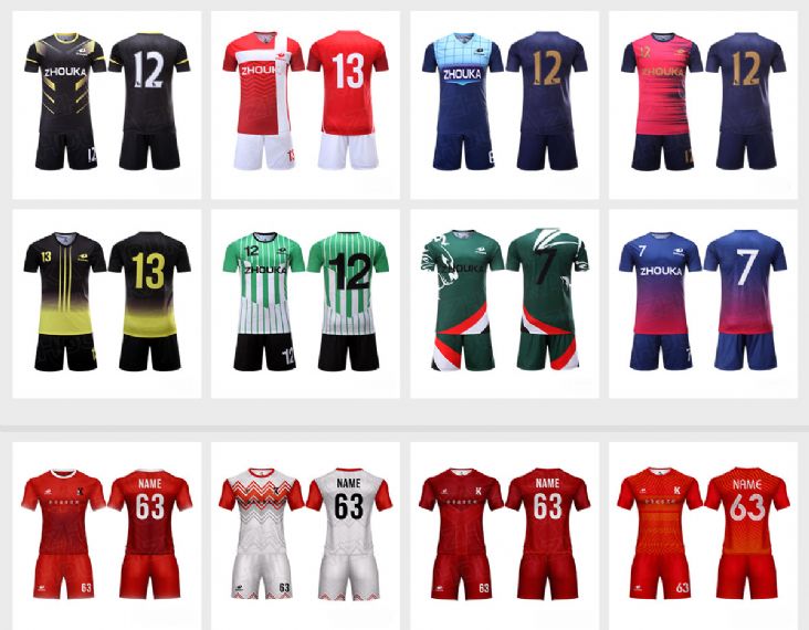 Camiseta de fútbol moderna de sublimación - SO27