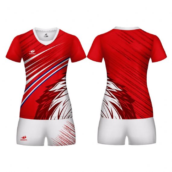 Sublimación de diseño de jersey rojo oscuro - VO12