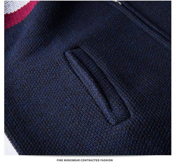 Suéter de punto acogedor con cremallera con capucha a juego de color de invierno - 13246228