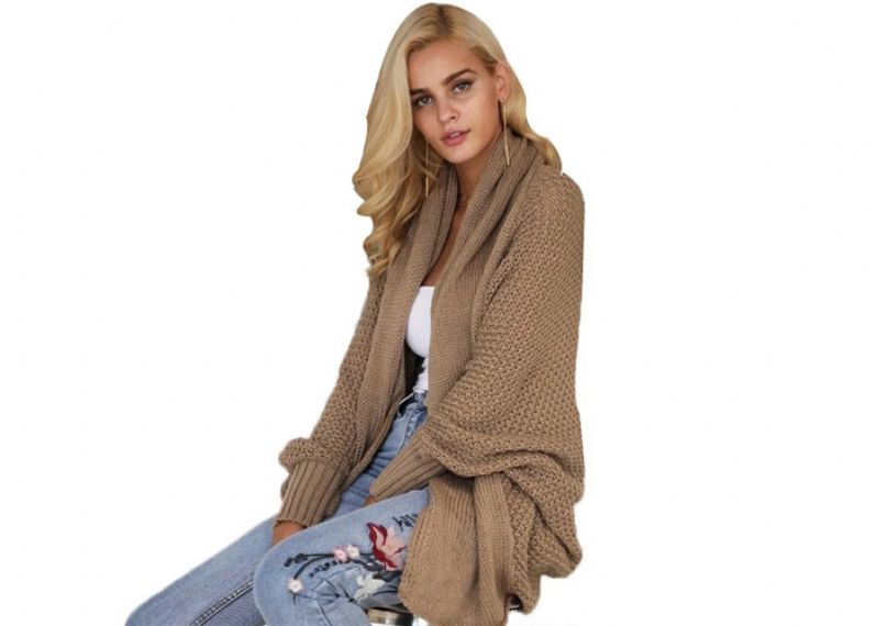 Suéter de punto para mujer de talla grande transpirable suave ODM para primavera - 11613066