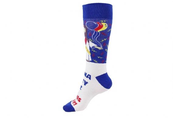 Jesus Birthday Knee High Mens Ugly Christmas Socks - 12203948