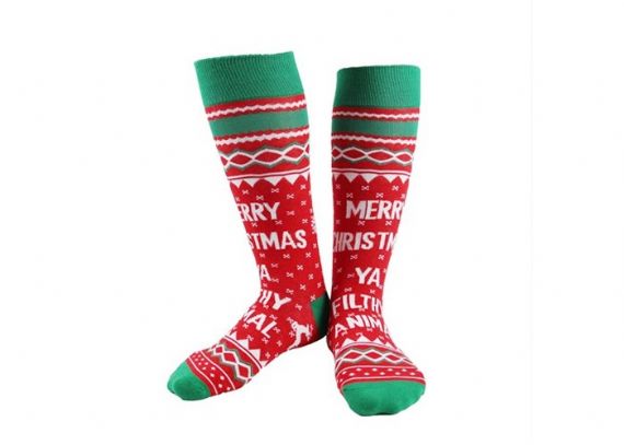 Merry Christmas Ya Filthy Animal Crazy Christmas Socks - 12204034
