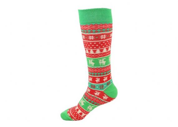 200 GG Cotton Knitted Reindeer Ugly Socks for Festival - 12207110