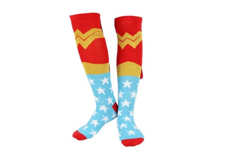 Long Knee High Warm Winter Mens Christmas Socks With Hand Made Cape - 12207630