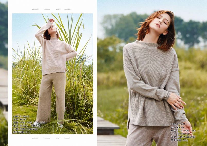 Maravilloso suéter de cachemir a medida - W010