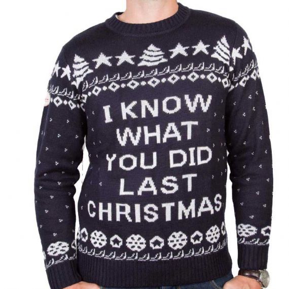 I Know What You Did Last Christmas Ugly Christmas Sweater Set - F02