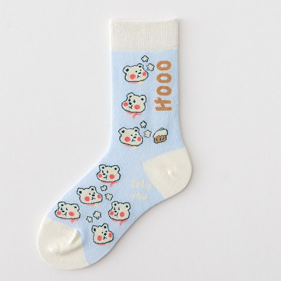 Autumn and Winter Women Cotton Socks - HNFS1