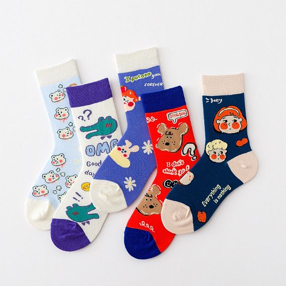 Autumn and Winter Women Cotton Socks - HNFS1