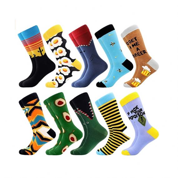 Creative Custom Men's Funny Socks - HNFS11