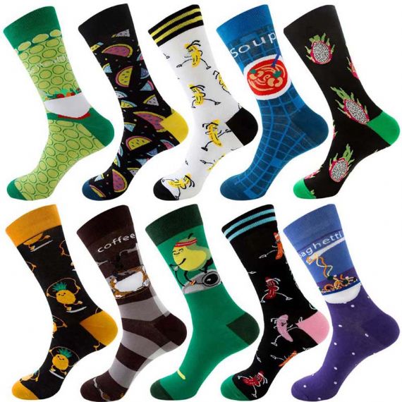Colorful Novelty Men's Wholesale Socks - HNFS12
