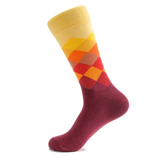 Colorful Long Knitted Socks - HNFS13