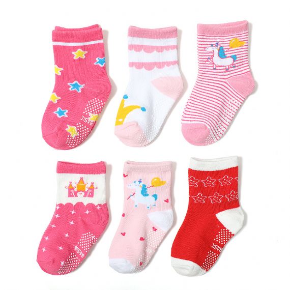 Little Girls Pink Wholesale Socks Suppliers - HNFS15