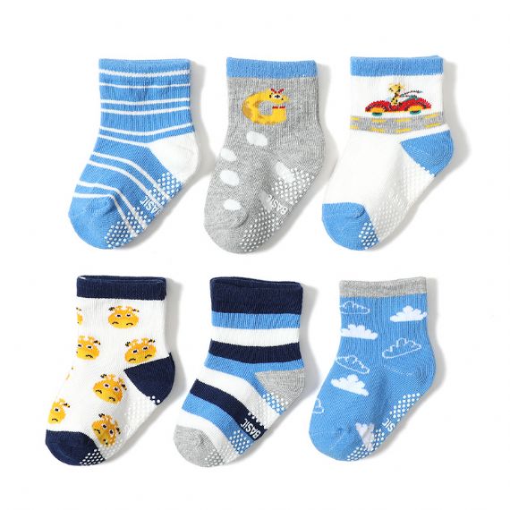 Little Boys Blue Wholesale Socks In Bulk - HNFS16