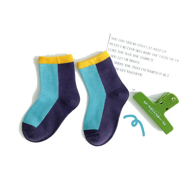 Summer Cotton Contrast Socks Supplier - HNFS19