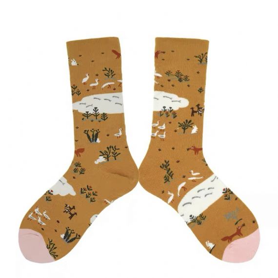 Designer Custom Colorful Socks For Men - HNFS2