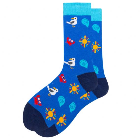 Beach Time Novelty Socks - HNFS38