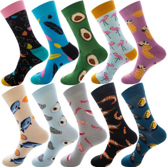 Multicolor Custom Animal Socks - HNFS41