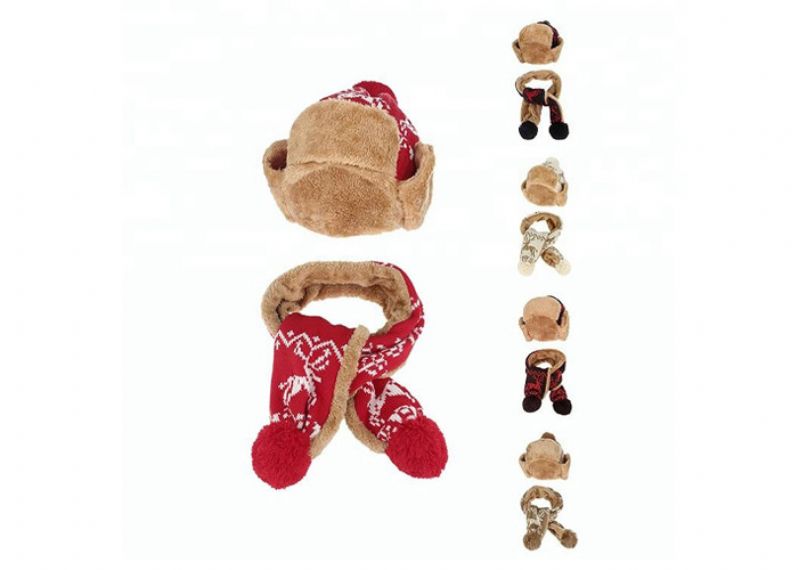 Conjunto de bufanda y guantes, gorro y bufanda para niños de la novedad Suave cálido - 11193683