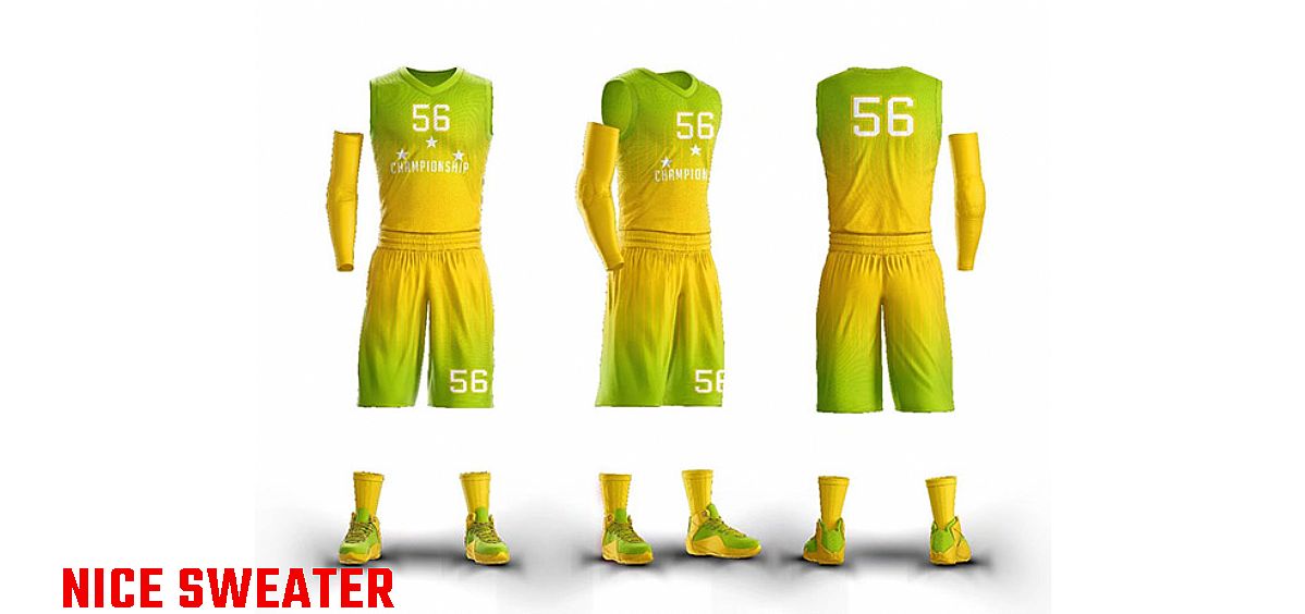 basketball jersey design green