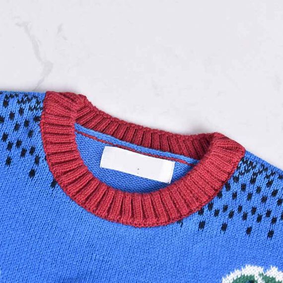 Santa On Beach Holiday Ugly Christmas Sweater for Kids - XK15