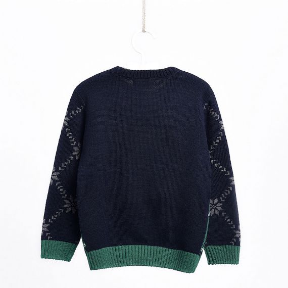 Hardworking Santa Boy Christmas Jumper - XK18