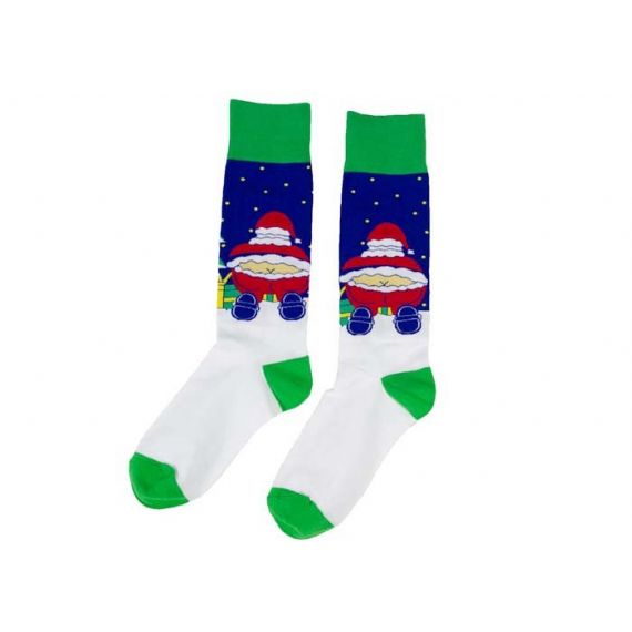 Meias de Natal engraçadas personalizadas de algodão - 12202740