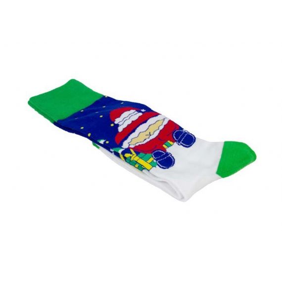 Meias de Natal engraçadas personalizadas de algodão - 12202740