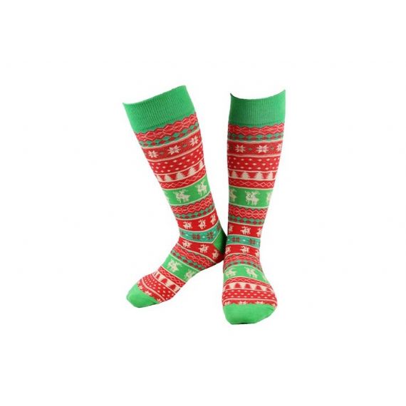 Meias feias de rena de malha de algodão 200 GG para festival - 12207110