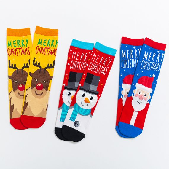 Meias de Natal masculinas exclusivas - HNCS04