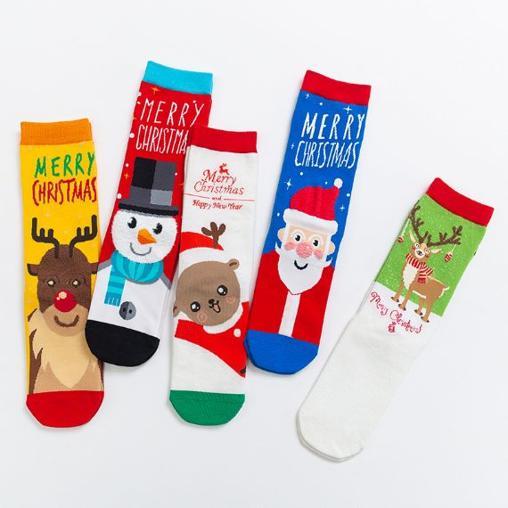 Meias de Natal masculinas exclusivas - HNCS04