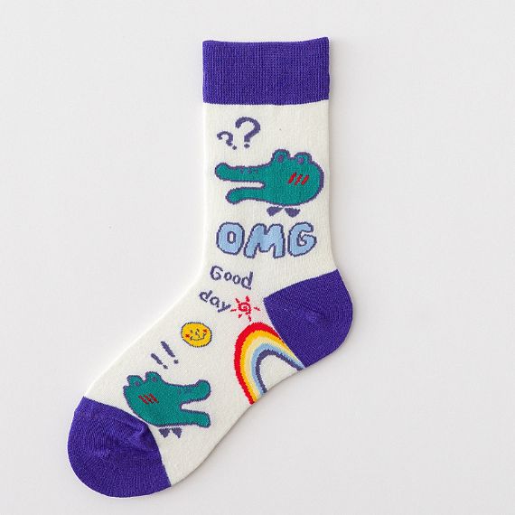 Meias de algodão femininas outono e inverno - HNFS1