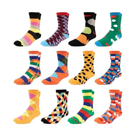 Meias engraçadas masculinas personalizadas criativas - HNFS11