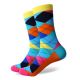 Novas meias de design personalizado com padrão Argyle - HNFS25