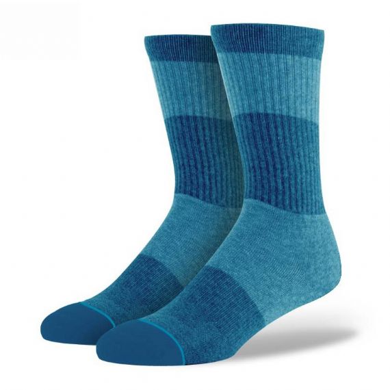 Meias de tripulação com design de listras no atacado - HNFS28