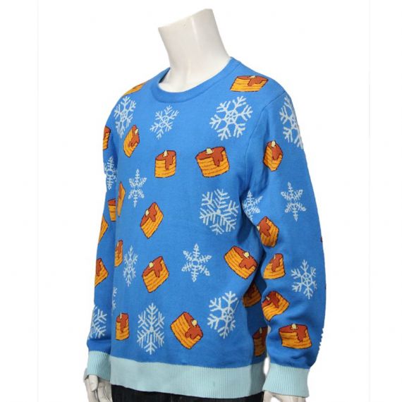 Candle And Snowflake Big Mens Funny Cheap Ugly Christmas Sweater - 11655910