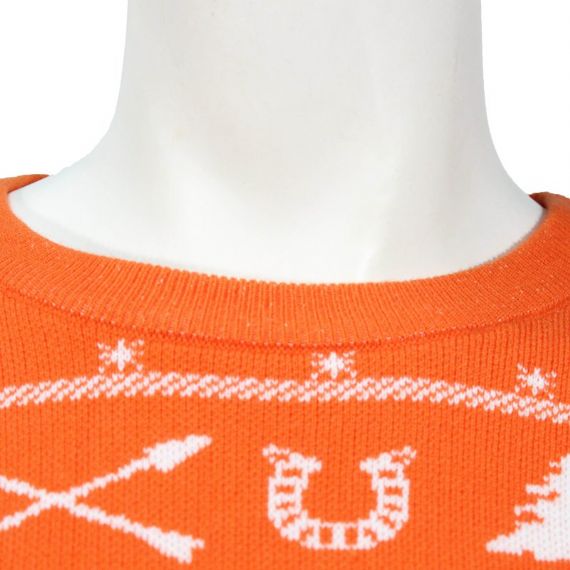 Bullelt Frontier Whiskey Holiday Big And Tall Ugly Christmas Sweater - 11659349