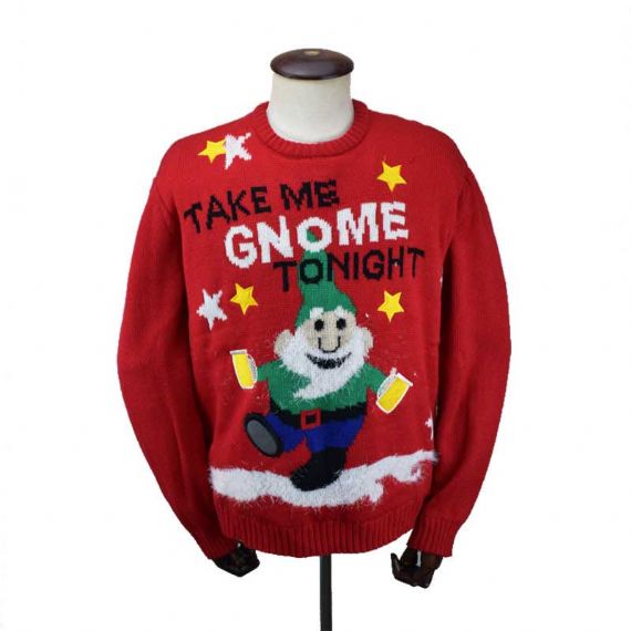 Cute Santa Skating Holiday Sweater - 11660868