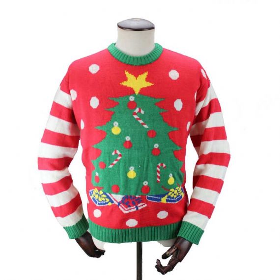 Cute Santa Skating Holiday Sweater - 11660868