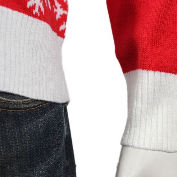 Red Knitted Taxiway Men Ugly Christmas Sweater Manufacturer - 12131865