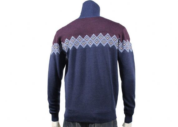 Jacquard High Neck Turtleneck Mens Knit Sweater Pullover In Winter Season - 11999200